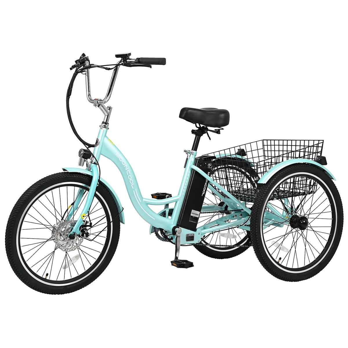 3 Wheel Electric Bike with Removable 36V 10Ah Lithium Battery D931526