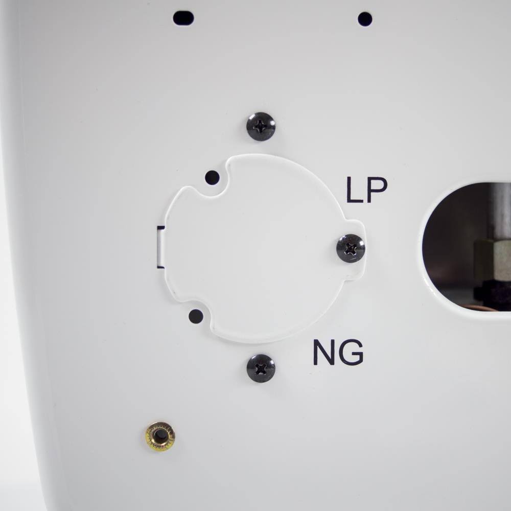 White Wall or Floor Mount Indoor Natural Gas or Liquid Propane Vent-Free Convection Heater G44476