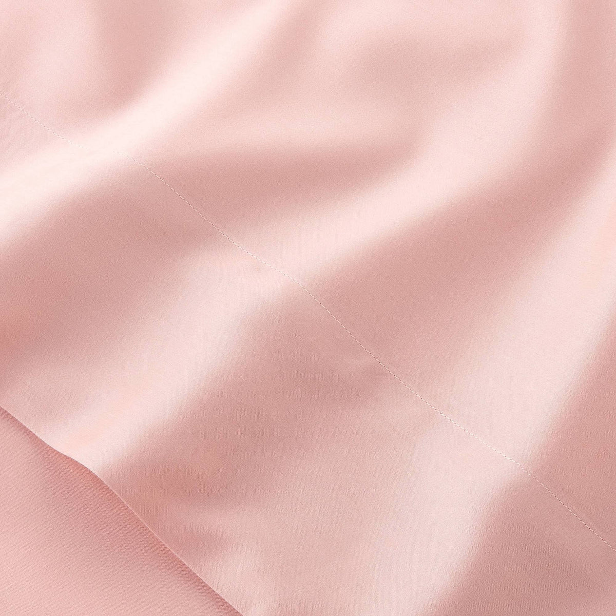 California King 400 Thread Count Washed Lyocell Solid Sheet Set Blush U971749