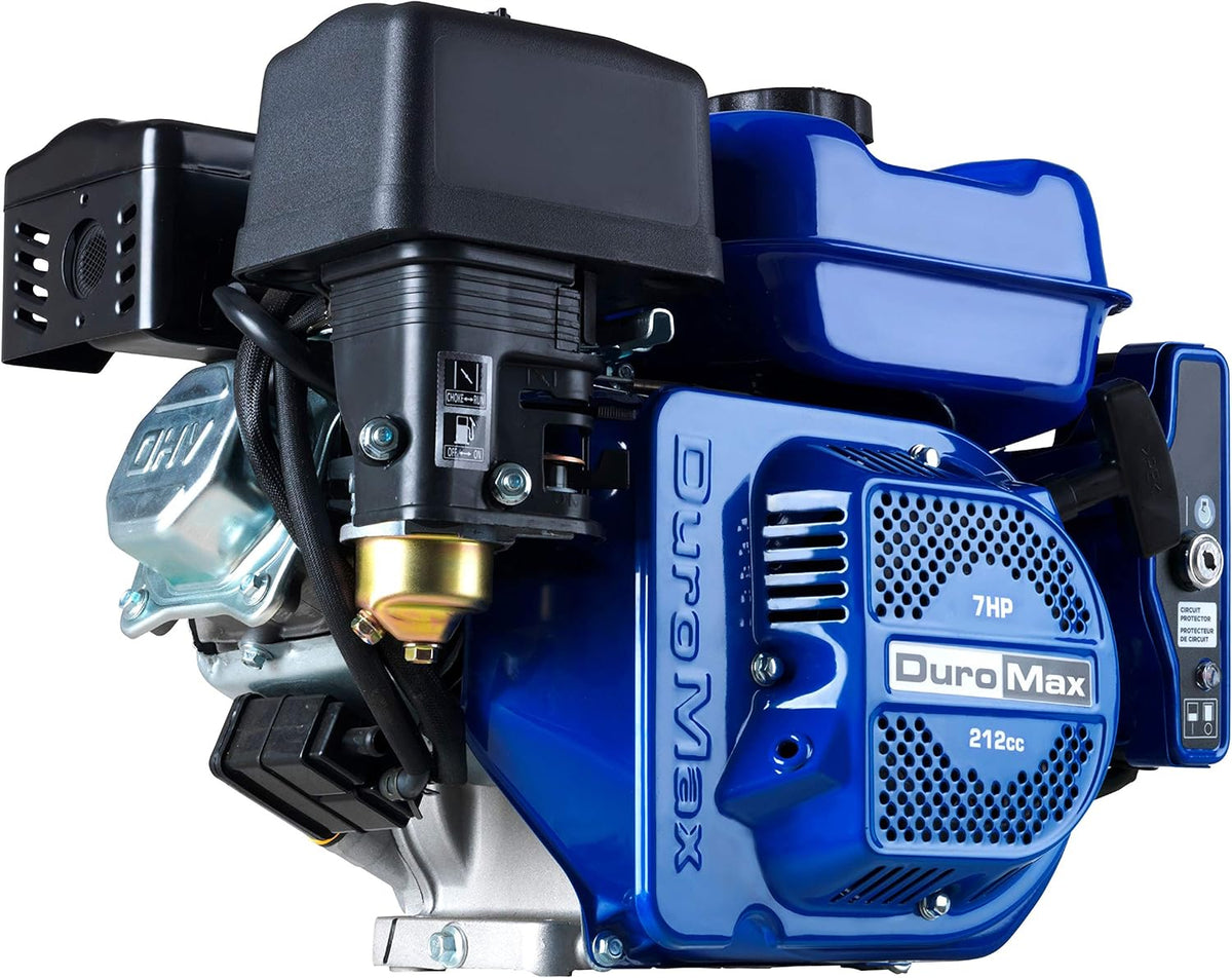 Blue 713cc V-Twin Electric Start Gas Powered Multi-Use Engine V9639