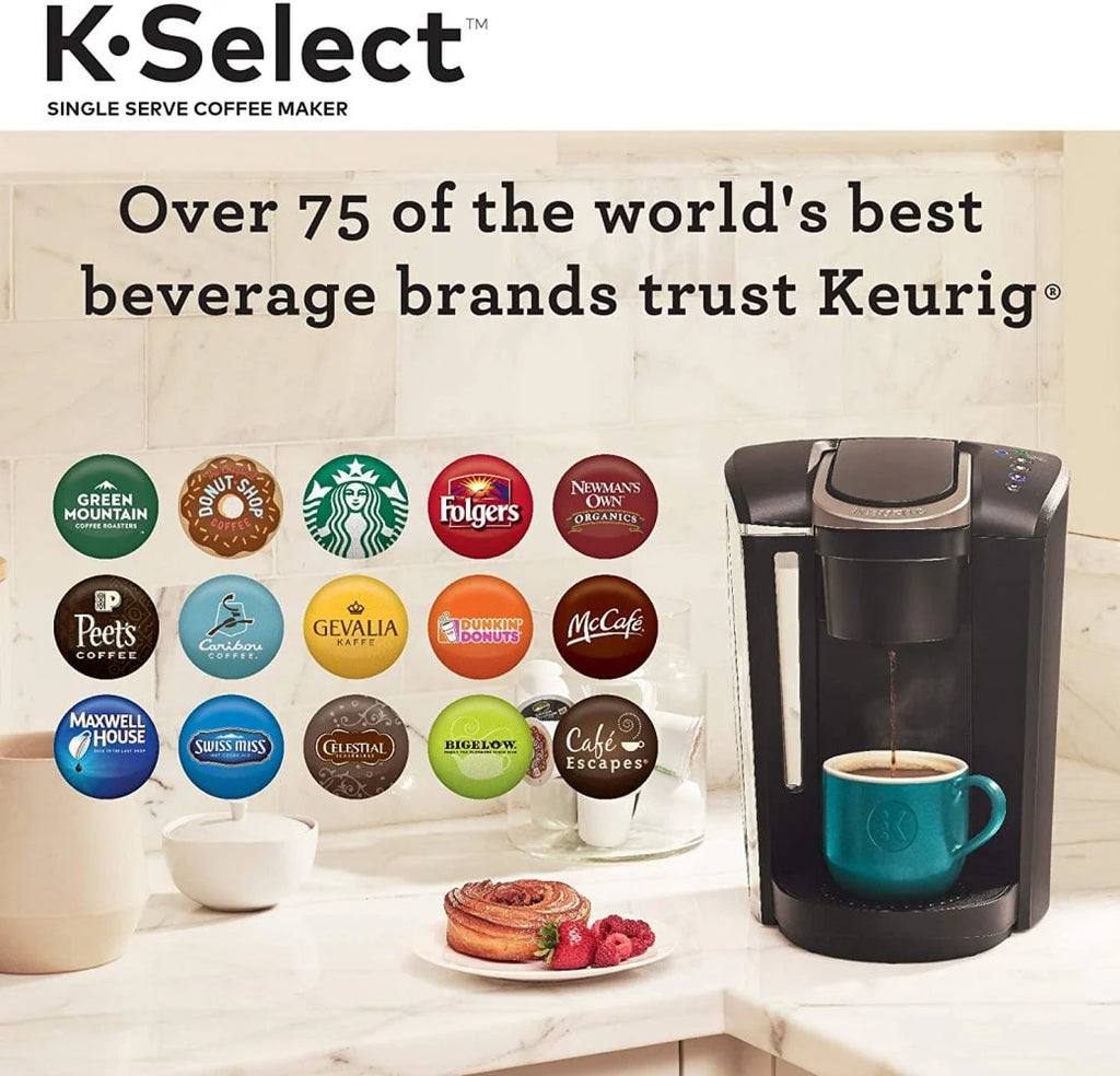 Single Serve K-Cup Pod Coffee Maker, Matte Black S9492