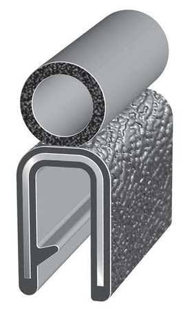 Trim Seal, Alum Clip, 0.36 in W, 100 ft N37954