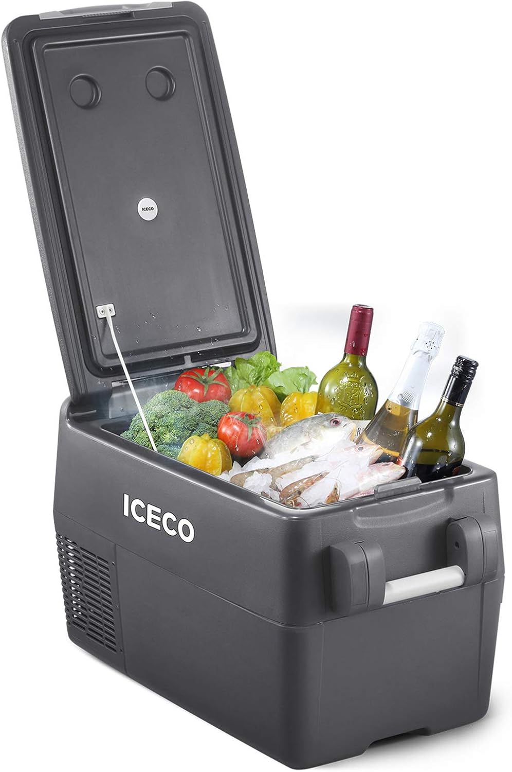 Portable Refrigerator Car Fridge Freezer, 31 Liters Compact Refrigerator F324833