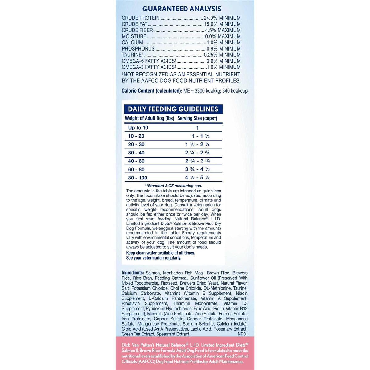 Limited Ingredient Dry Dog Food T83350