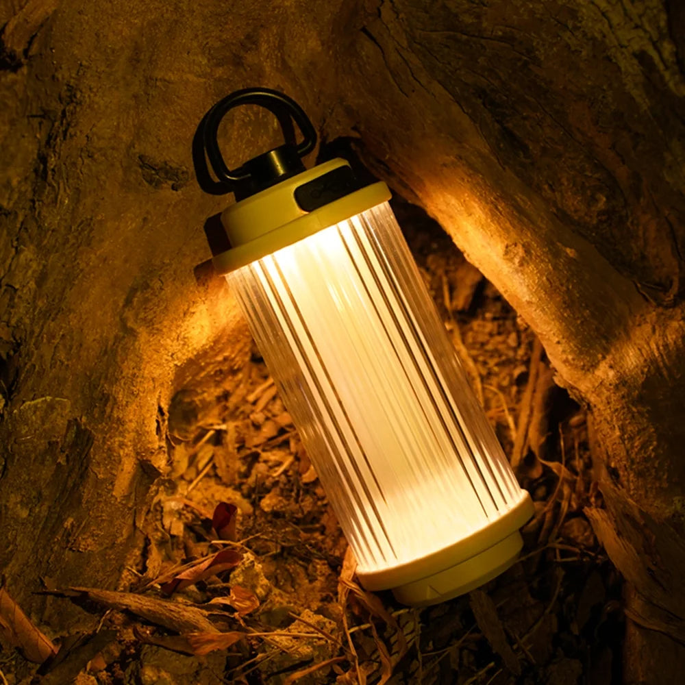 USB Rechargeable Portable Tent Lantern with Stepless Dimming C64730