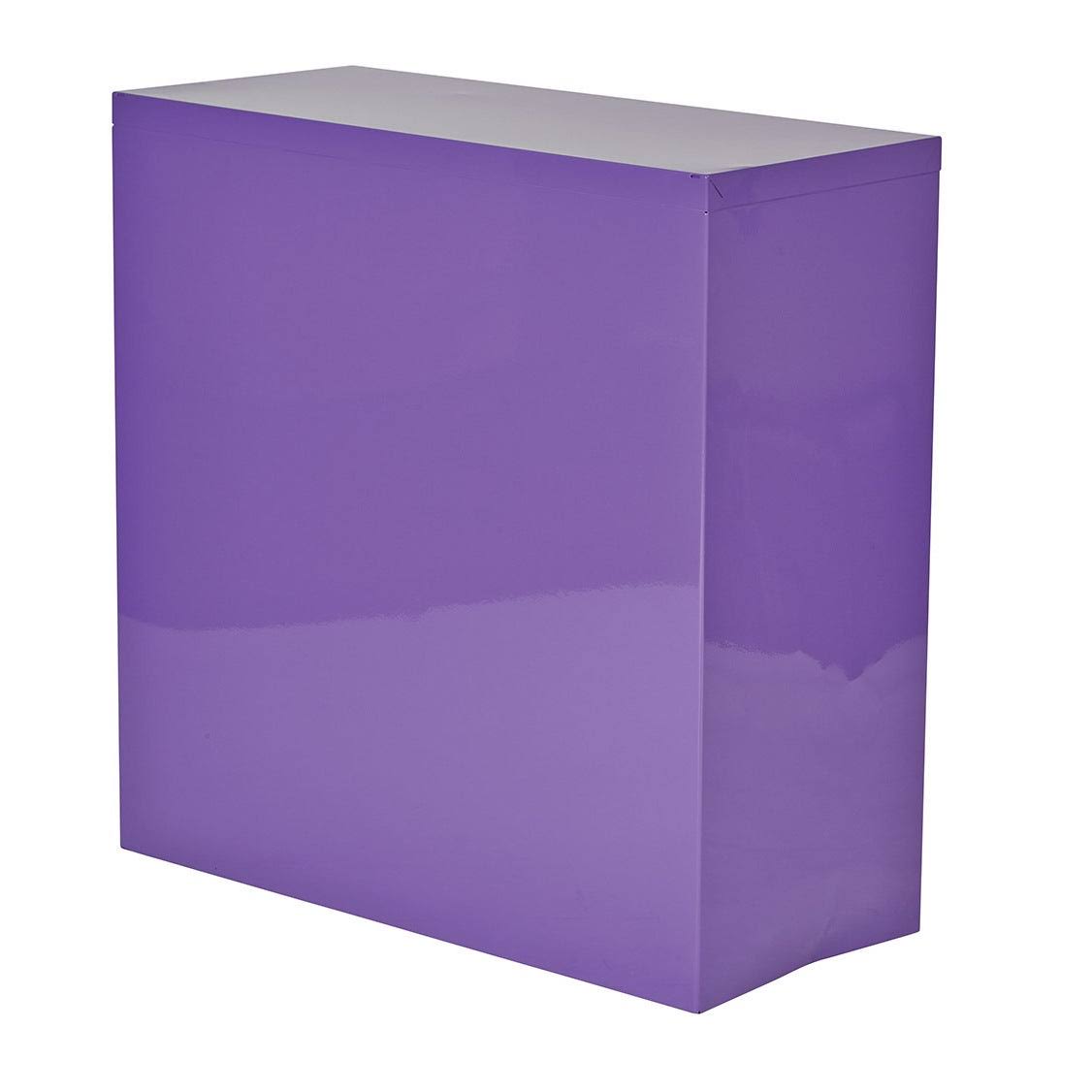 White Metal Bookcase J32677