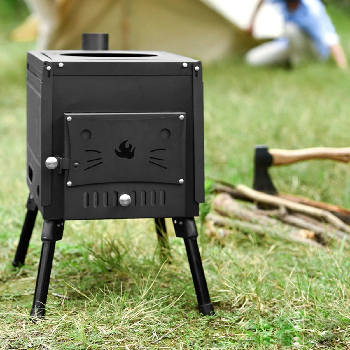 Portable Camping Wood Burning Stove L707