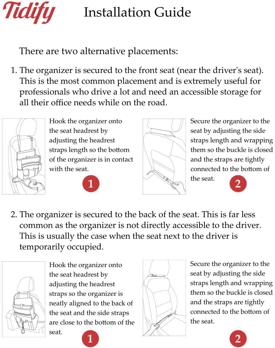 Car Front Seat Organizer Pack of 2 F98142