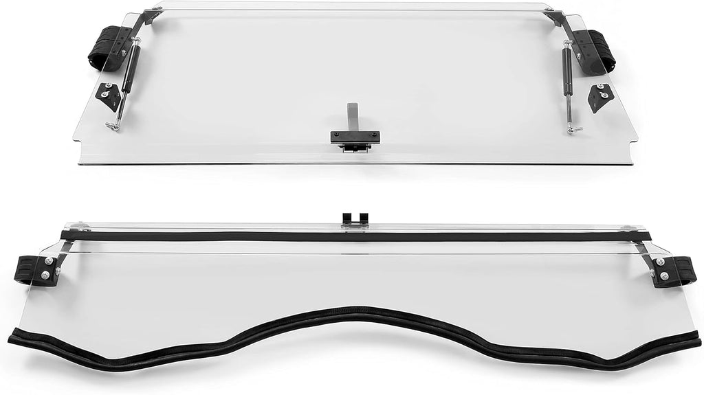 Clear Scratch Resistant 3-IN-1 Folding Windshield I9929