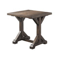 Walnut Trestle End Table P8850