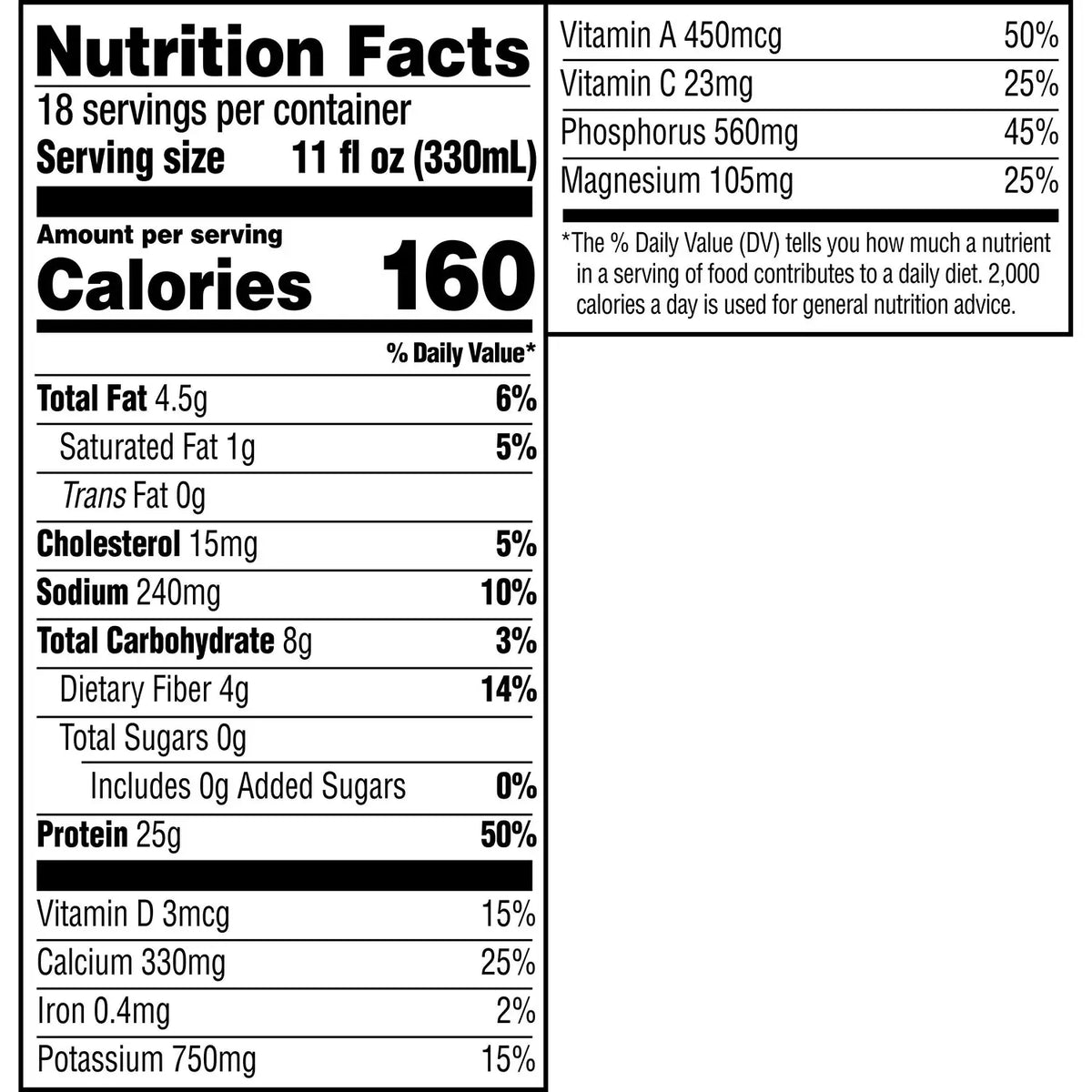 Chocolate Non-Dairy Protein Shake, 11 Fl Oz (18 Count) L6856