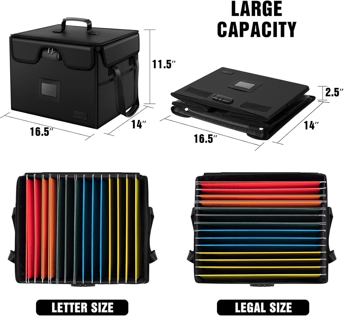 Fireproof Document Box with Lock F227296