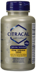 1200 Calcium Plus D Slow Release 80 Count (Pack of 3) S51321