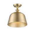Warm Brass Semi-Flush Light U9960