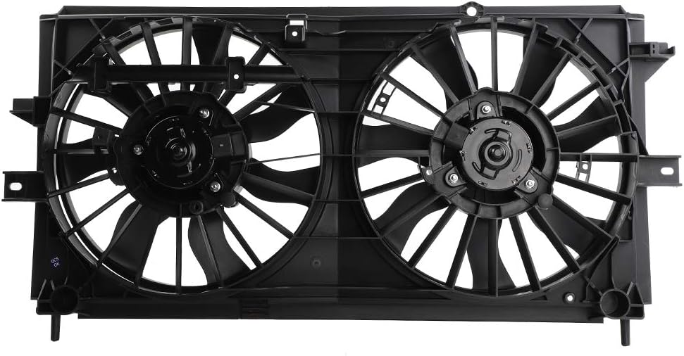 Radiator Cooling Dual Fan Assembly for 2000-2003 Chevrolet Impala Monte V6 3.4L 3.8L W487