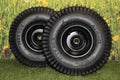 Matte Black 15x6.00-6 Lawn & Garden Tires & Wheels Set of 2 I808