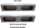 Double 6 Oval Steel Light Box, Pack of 2 R723