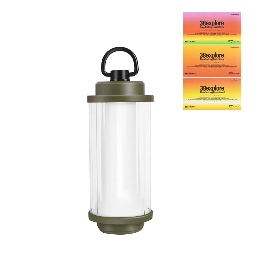 USB Rechargeable Portable Tent Lantern with Stepless Dimming C64730