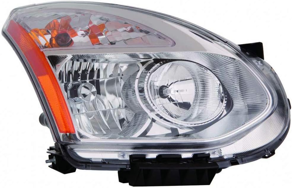 Nissan Rogue Headlight Assembly 2009 2010 Driver Side HID Type with Level Adjuster Q911