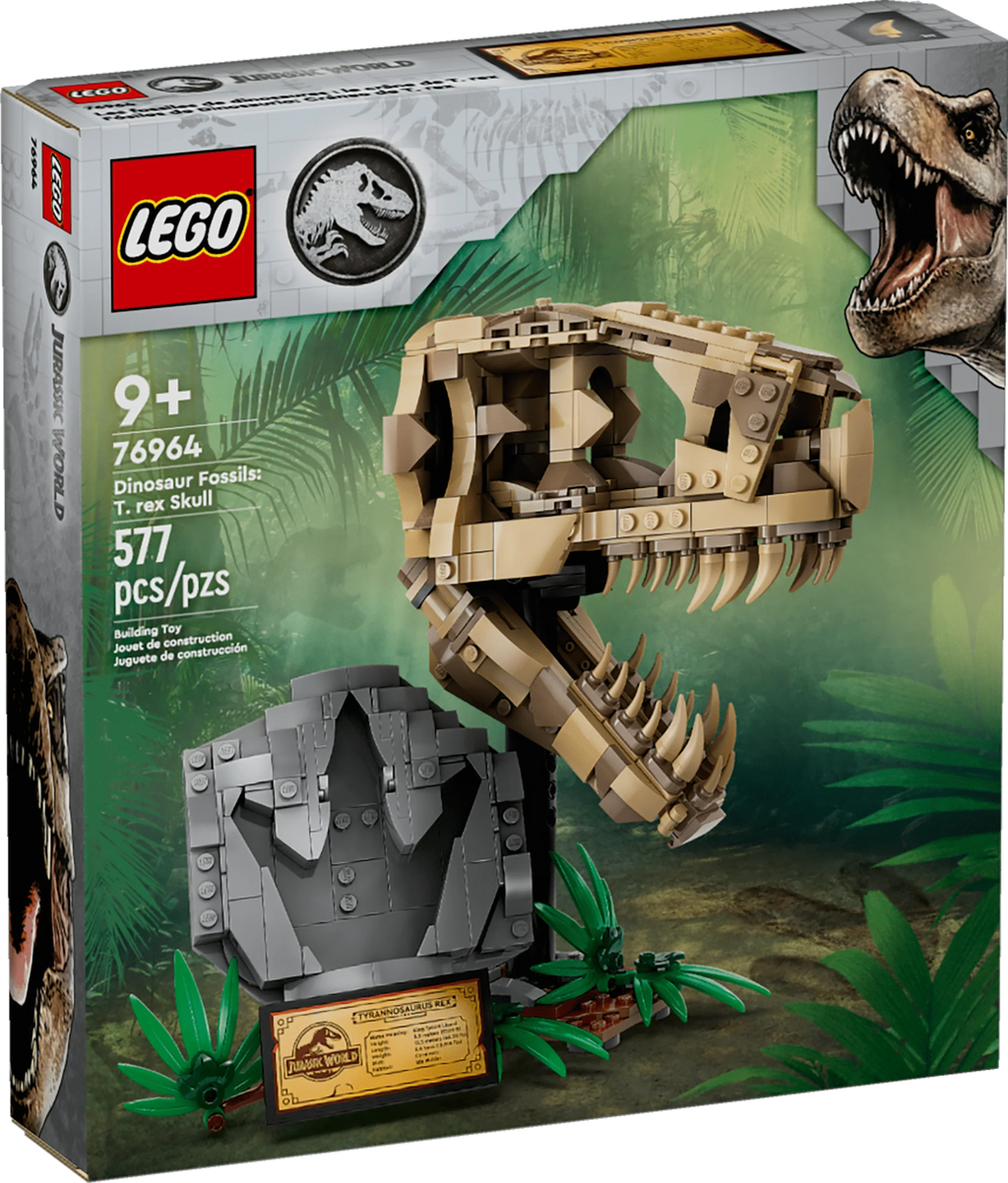 Dinosaur Fossils T. rex Skull Skeleton Model Set G23984