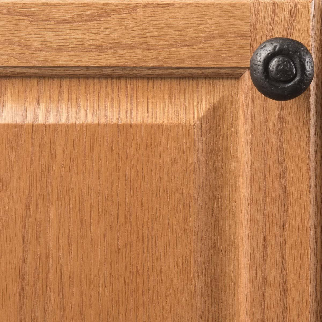 Black Iron Mushroom Cabinet Knob A33901
