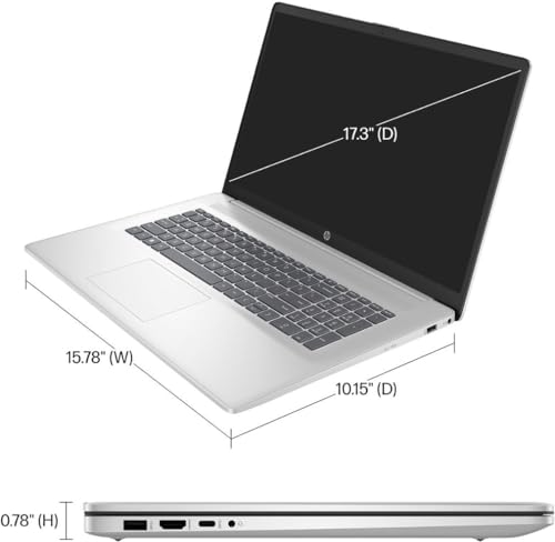 17.3" FHD Laptop, 32GB RAM, 2TB SSD, Intel 12th Gen i3 Processor, Windows 11 Pro, Silver O1310