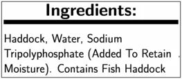 Skinless Haddock Fillet, 10 Pound H425