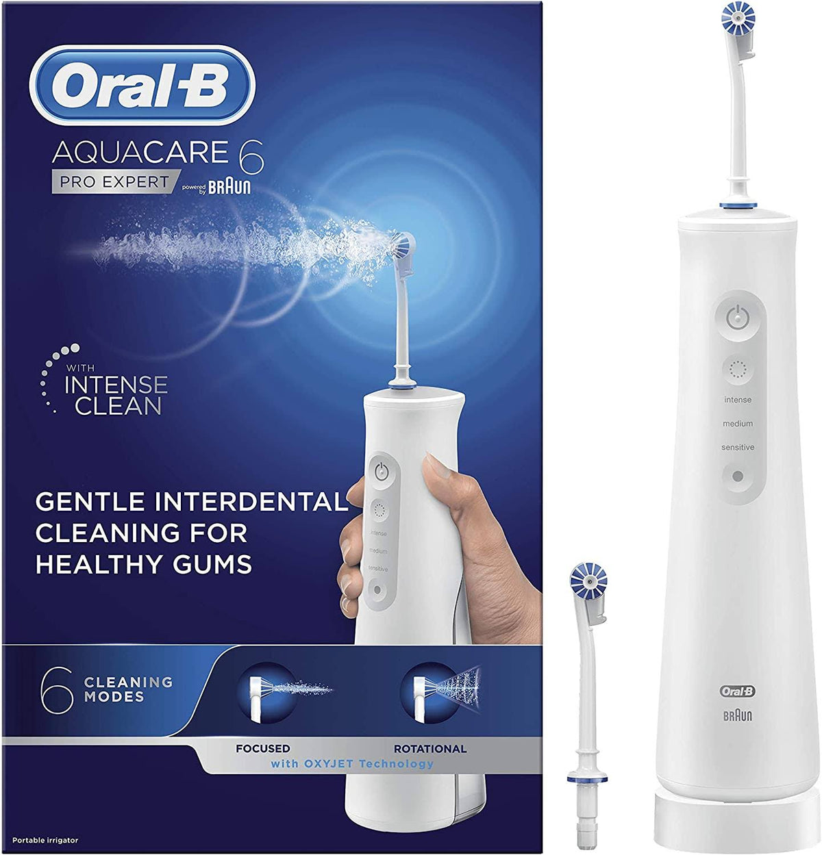 Cordless Water Flosser with 6 Cleaning Modes Q834432
