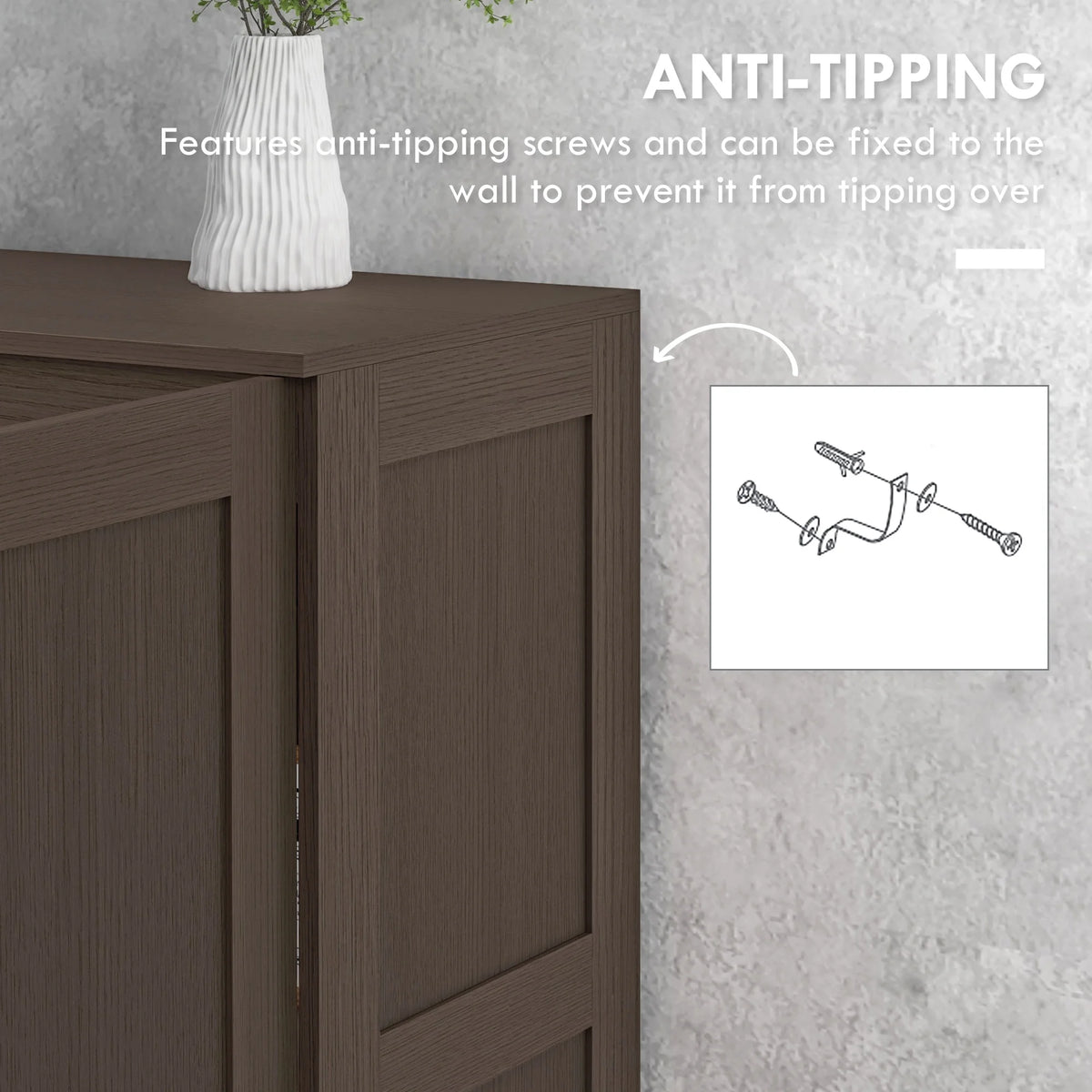 Storage Cabinet with Storage Shelves U72370