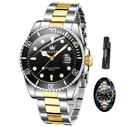 Stainless Steel Analog Quartz Watch with Day I835