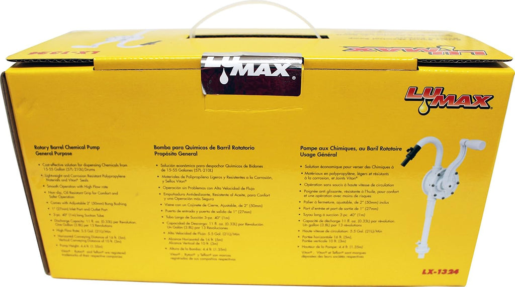Rotary Barrel Chemical Pump for 15 to 55 Gallon Drums, Pack of 2 M1660
