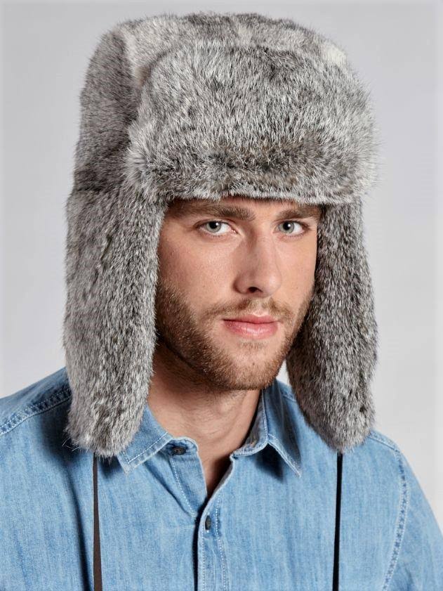 Grey Trapper Hat J4113
