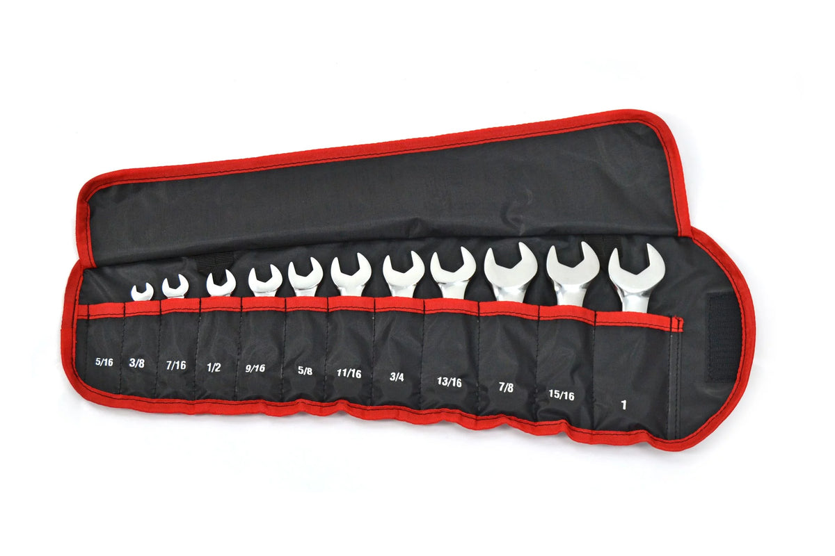 24-Piece Metric and SAE Stubby Combination Wrench Set N393
