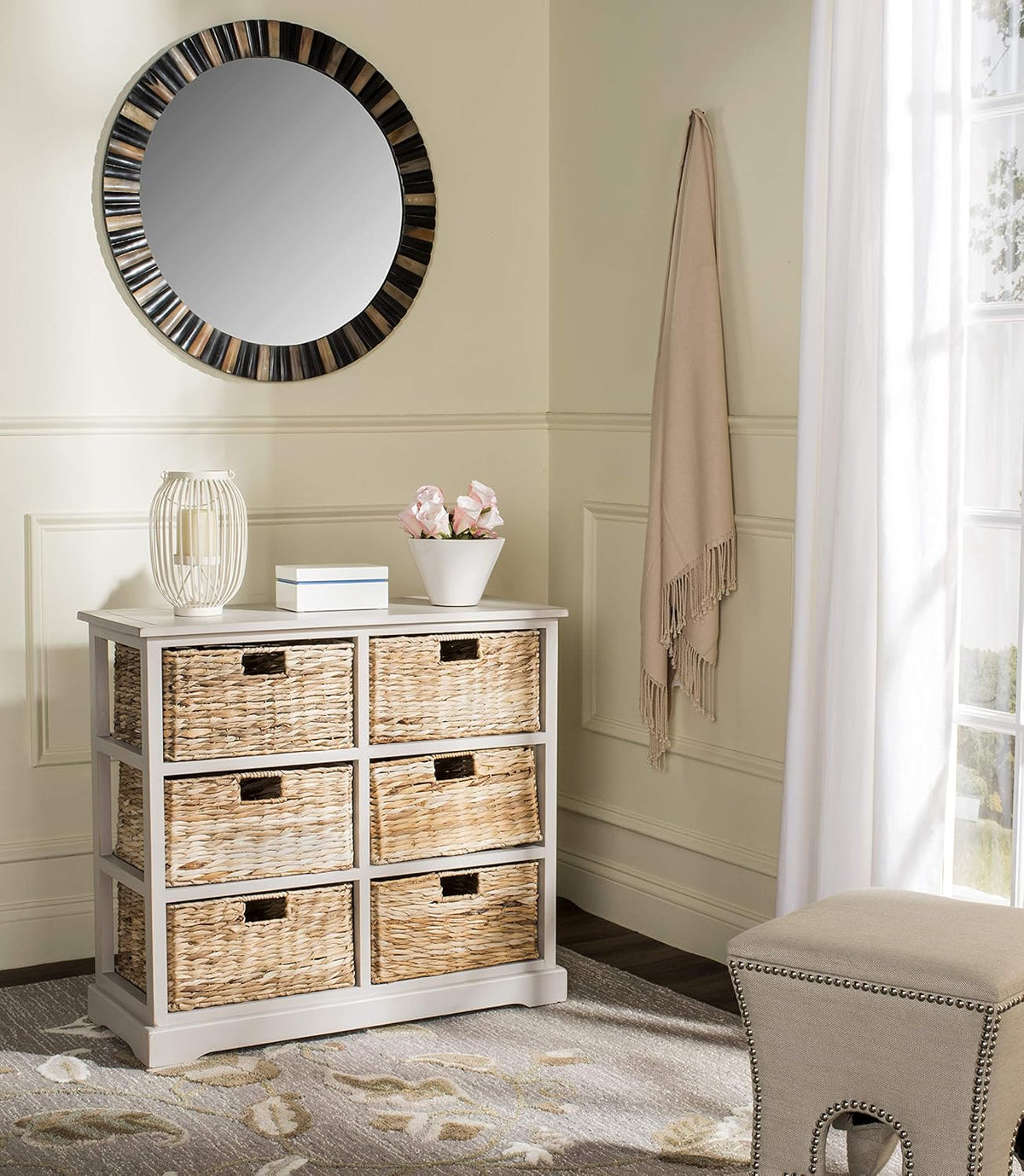 Wicker Basket Storage Chest R599
