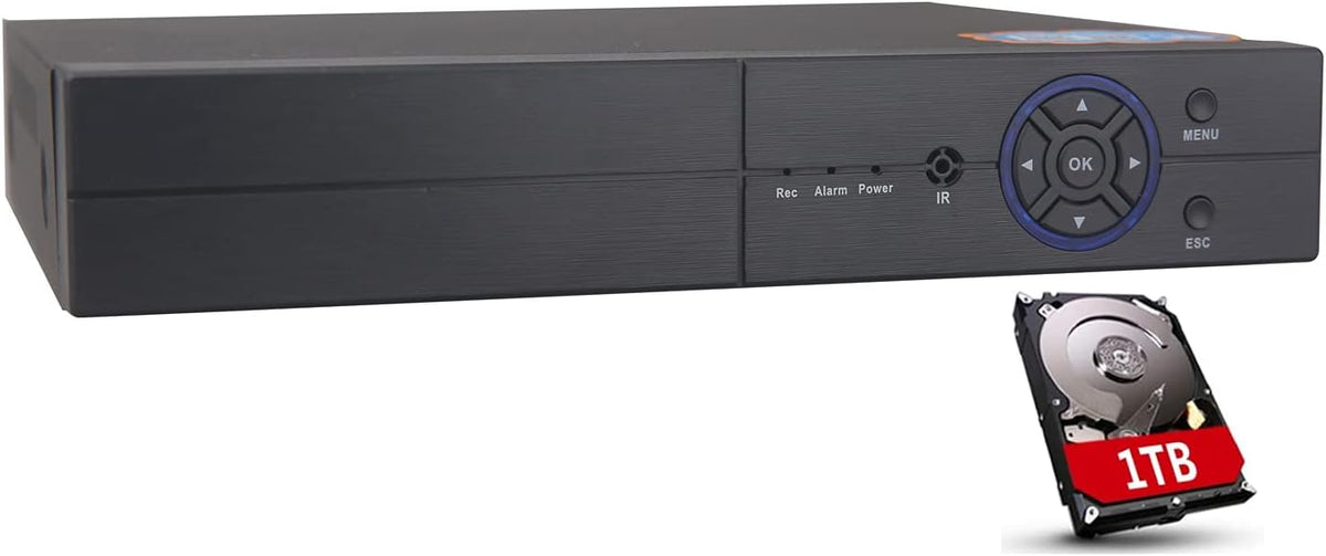5-in-1 HD Hybrid DVR&NVR CCTV Surveillance Video Recorder P5187