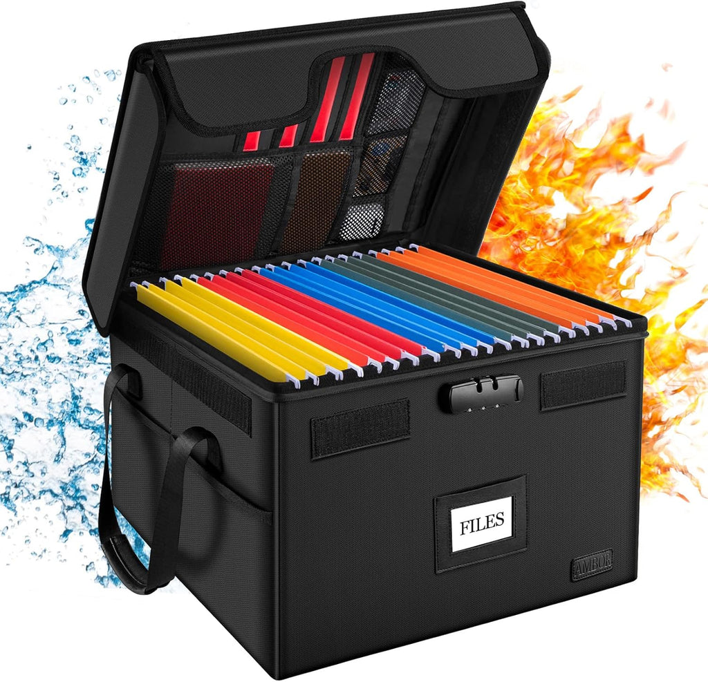 Fireproof Document Box with Lock F227296