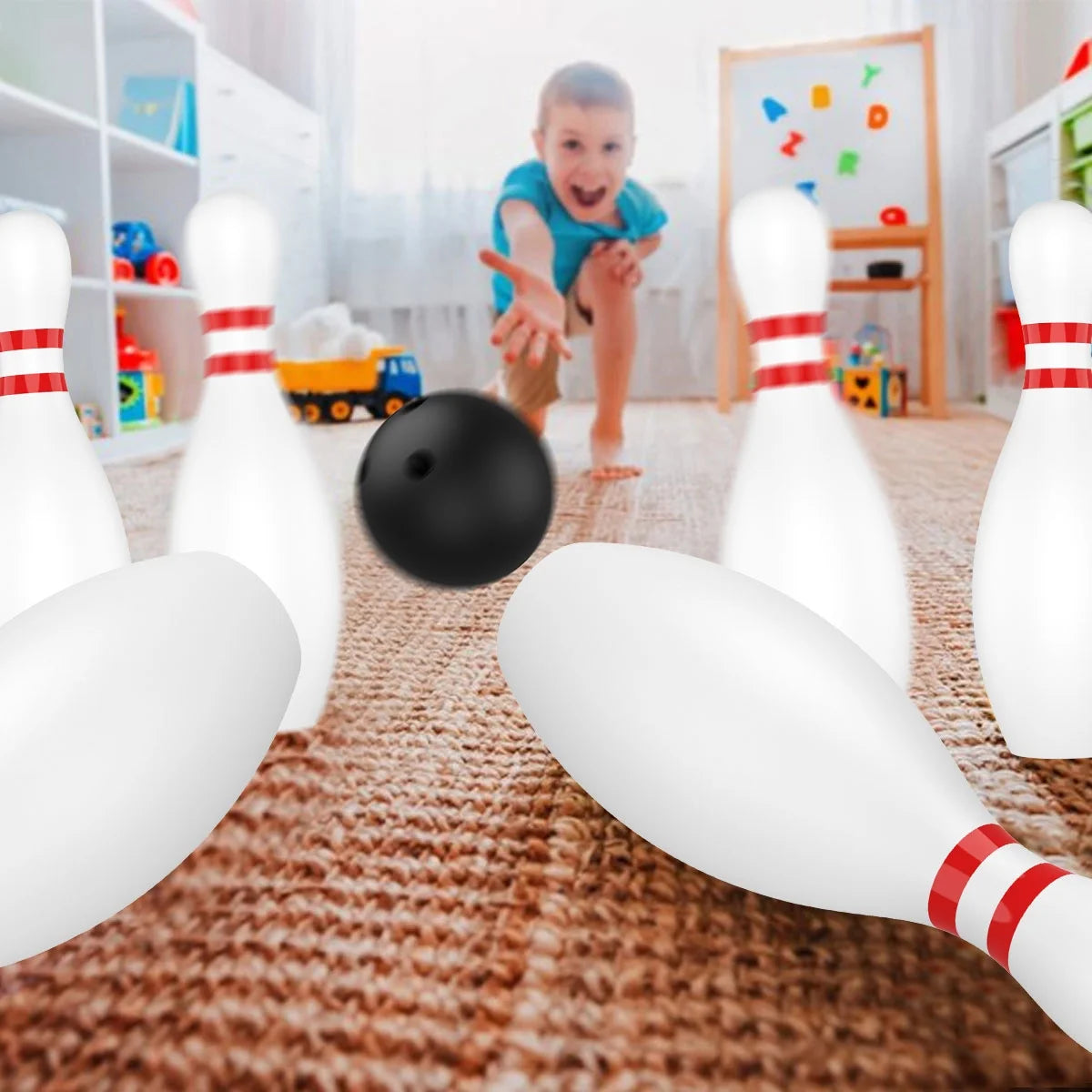 12PCS Toddler Kids Bowling Game Set B306247
