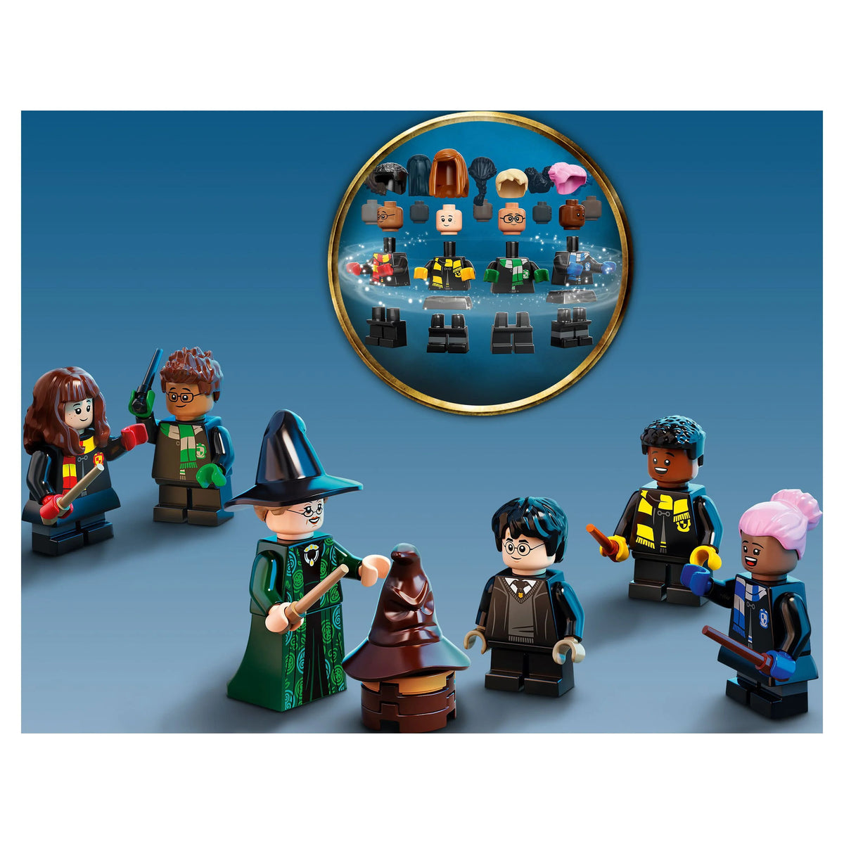 Customizable Toy Luggage Set with Minifigures D230