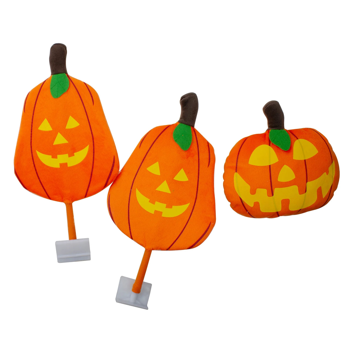 19" Orange and Yellow Pumpkins Halloween Car Decorating Kit D672271