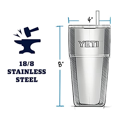 26 oz Vacuum Insulated Stainless Steel Straw Cup P83766