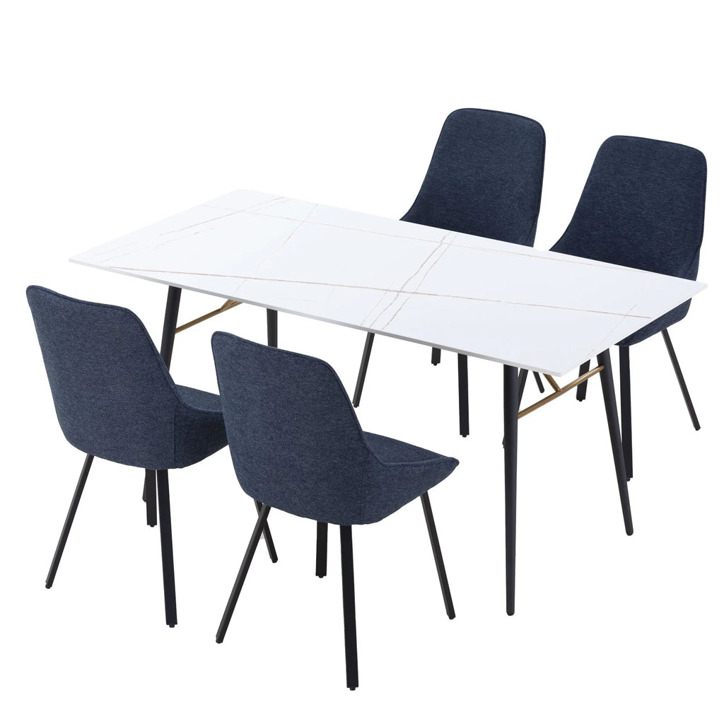 White Porcelain Top Dining Table M207246
