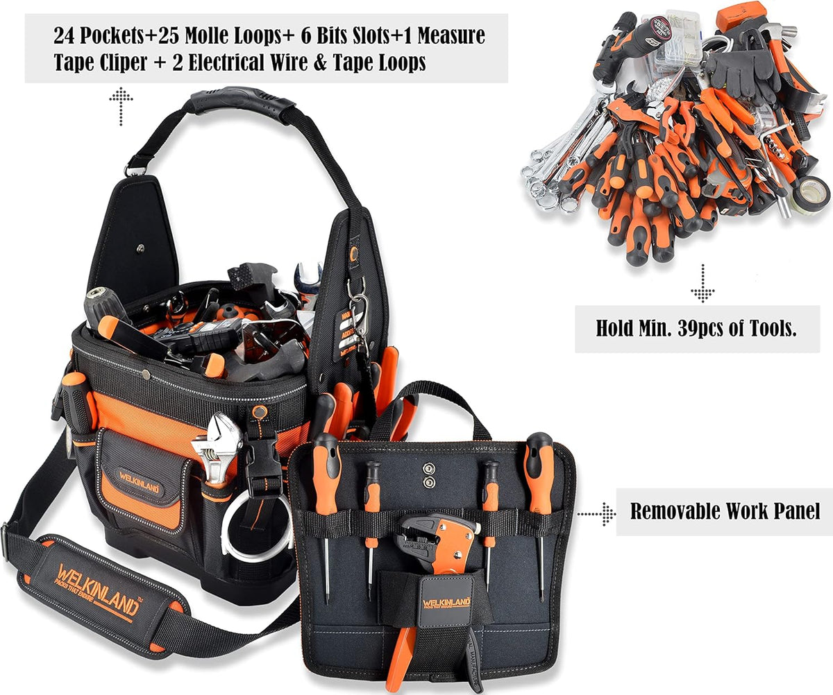 Hard-Based Open-Top Tool Bag A103