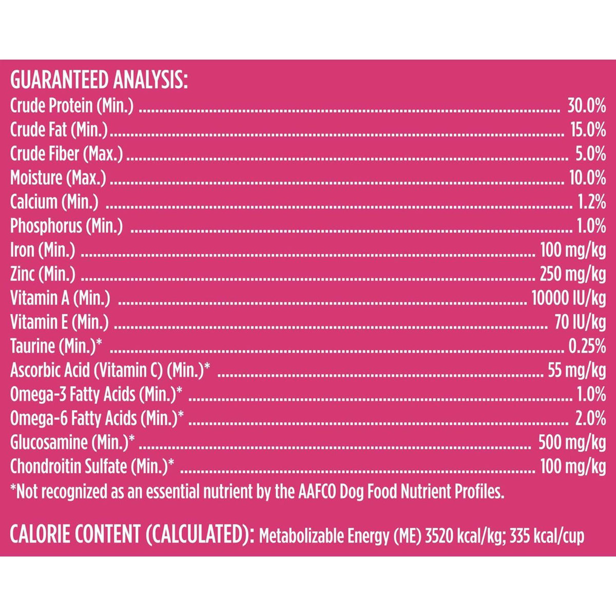 Natural Dry Dog Food with Beef Q7447