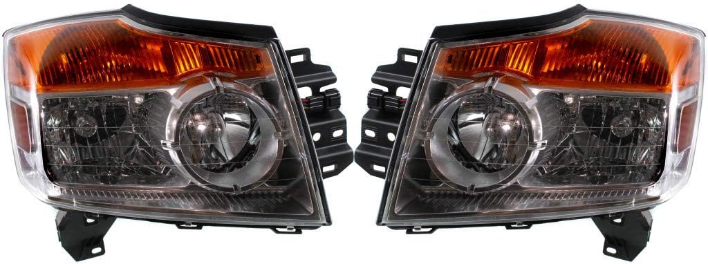 Headlight Assembly for Nissan Armada 2008-2012 Driver and Passenger Side X85490