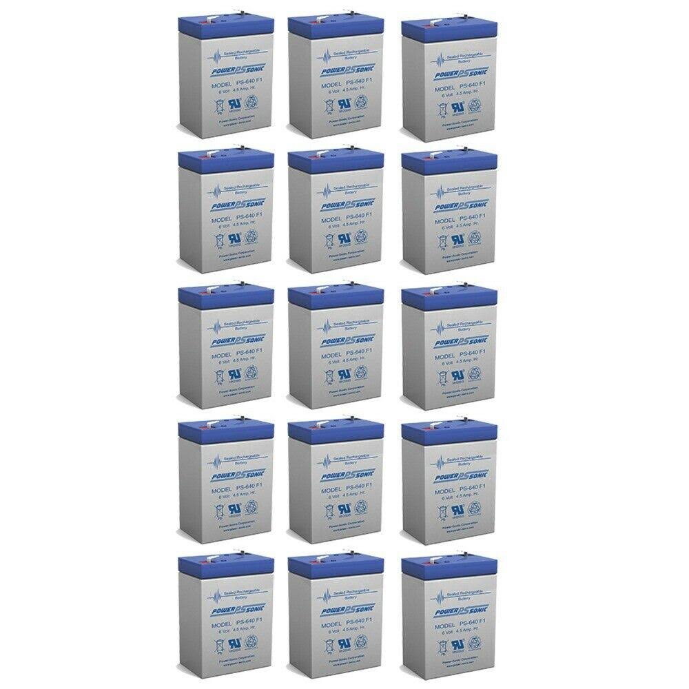 6V Rechargeable SLA Battery 15 Pack R403