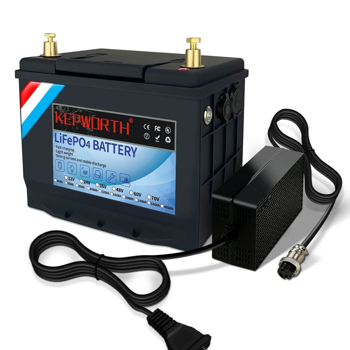 12V LiFePO4 Battery 80Ah J3191