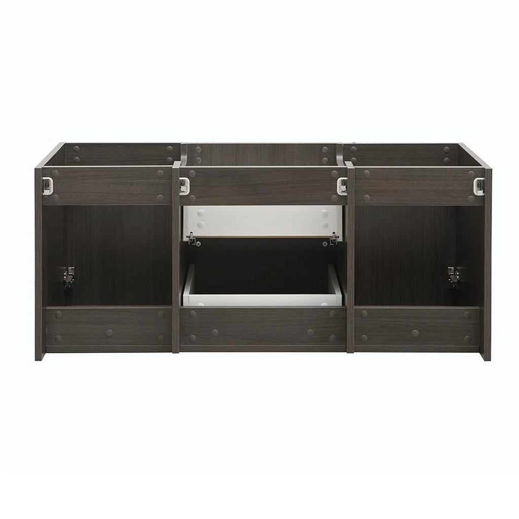 48" Double Sink Wood Bathroom Cabinet Y75562