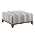 Stone Stripe Cocktail Ottoman V7820