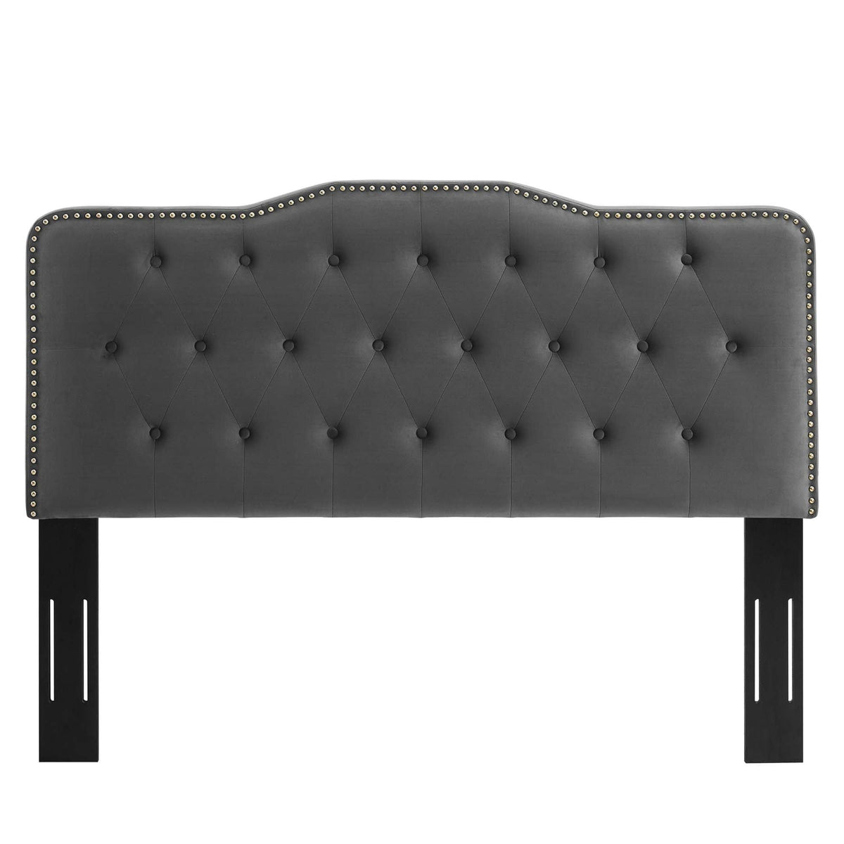 Pink Tufted Velvet Full/Queen Headboard E135