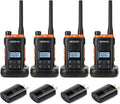 4 Pack Rechargeable 2 Way Radio with LCD Screen J3784